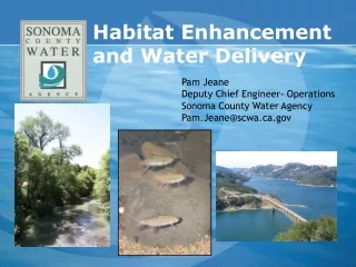 Pam Jeane 	Deputy Chief Engineer- Operations	Sonoma County Water Agency 	Pam.Jeane@scwa