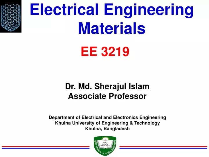 PPT - Electrical Engineering Materials PowerPoint Presentation, Free ...