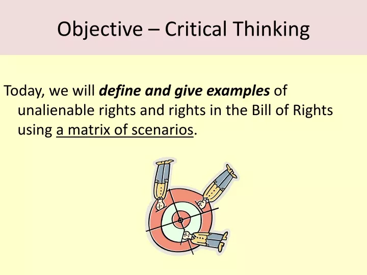 objective critical thinking