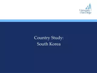 Country Study: South Korea