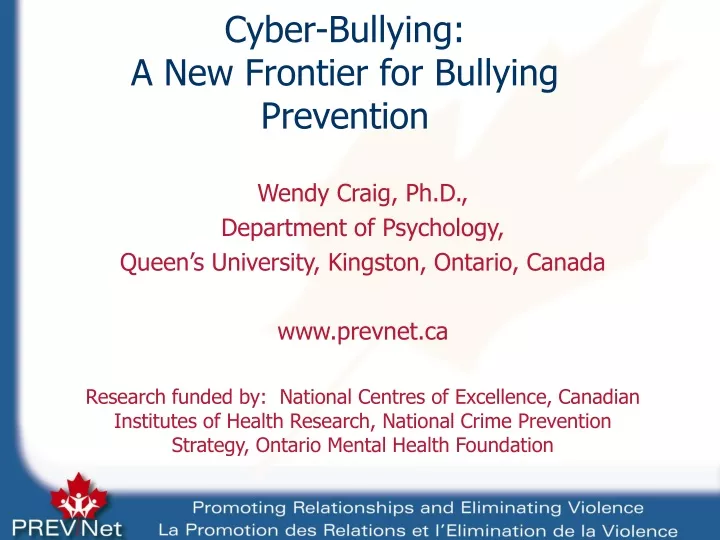 cyber bullying a new frontier for bullying prevention
