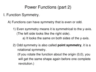 Power Functions (part 2)