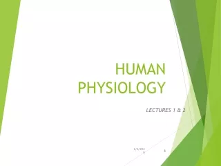 HUMAN PHYSIOLOGY