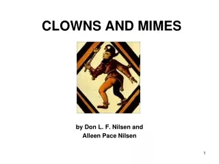 CLOWNS AND MIMES