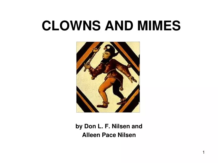 clowns and mimes