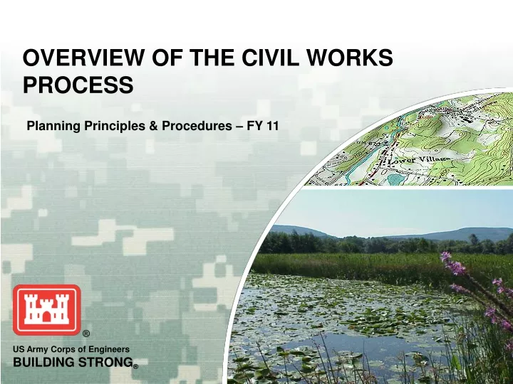 overview of the civil works process