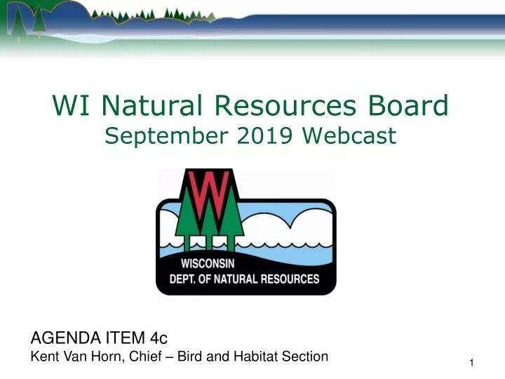 wi natural resources board september 2019 webcast