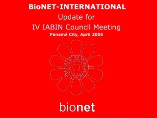 BioNET-INTERNATIONAL