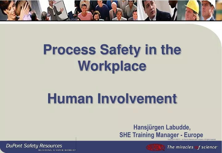 process safety in the workplace human involvement