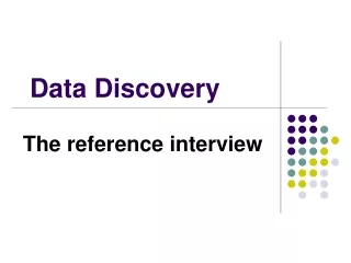 Data Discovery