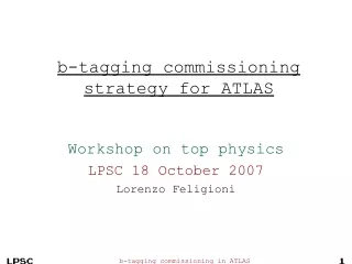 b-tagging commissioning strategy for ATLAS