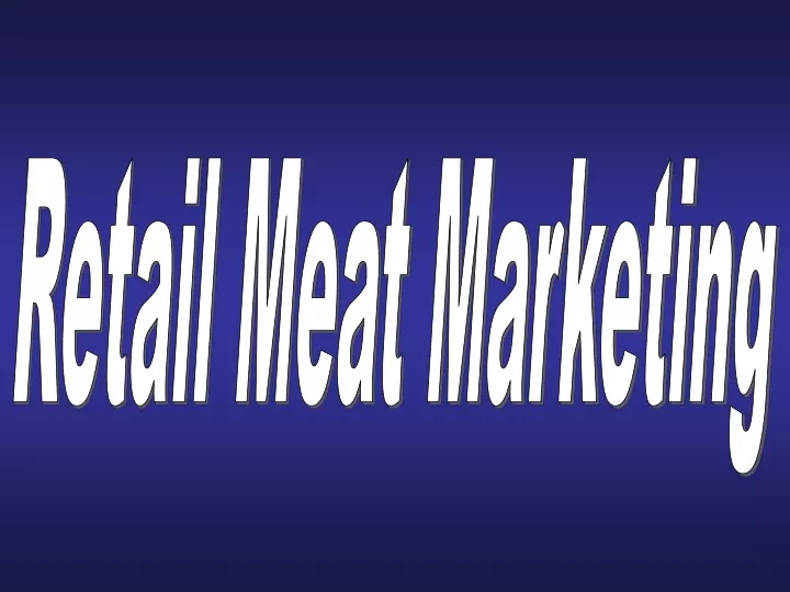 retail meat marketing
