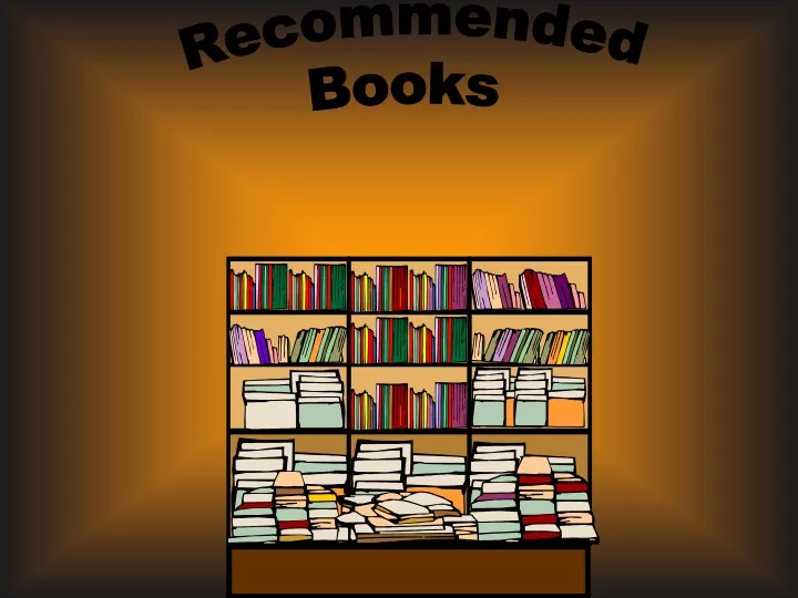 student recommended books