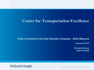 Center for Transportation Excellence