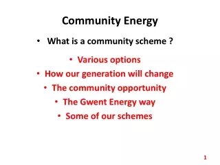 Community Energy