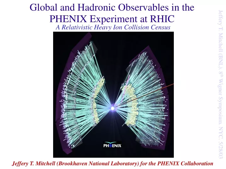 global and hadronic observables in the phenix
