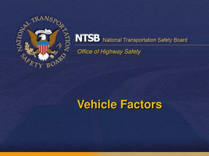 vehicle factors