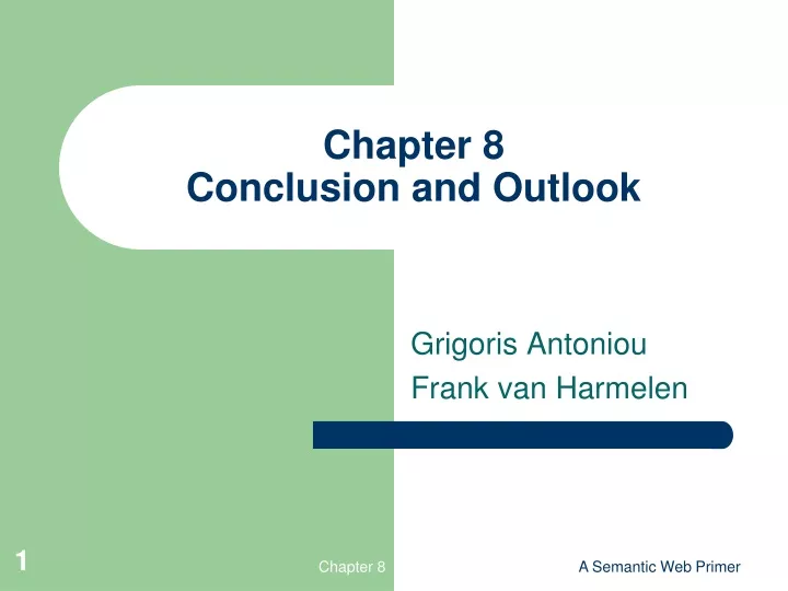 chapter 8 conclusion and outlook