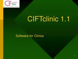 CIFTclinic 1.1