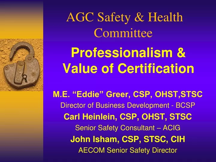 professionalism value of certification