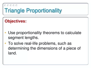 Triangle Proportionality