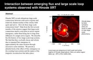 Interaction between emerging flux and large scale loop systems observed with Hinode XRT