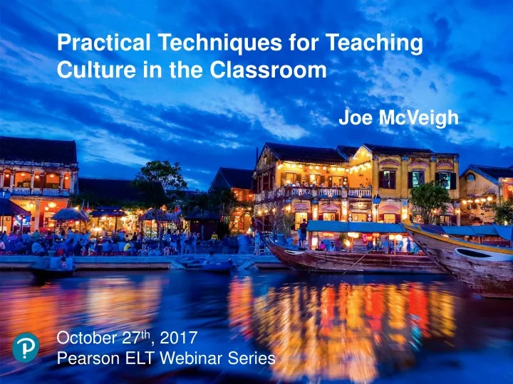 practical techniques for teaching culture