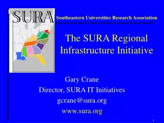 The SURA Regional Infrastructure Initiative