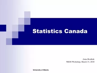 Statistics Canada