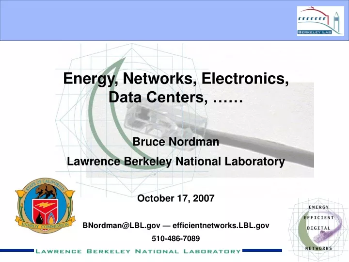 energy networks electronics data centers bruce
