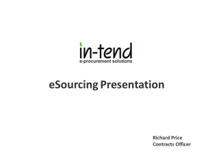 eSourcing Presentation