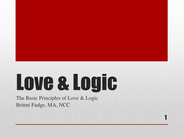 love logic