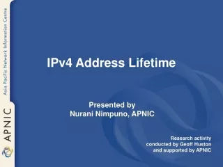 IPv4 Address Lifetime