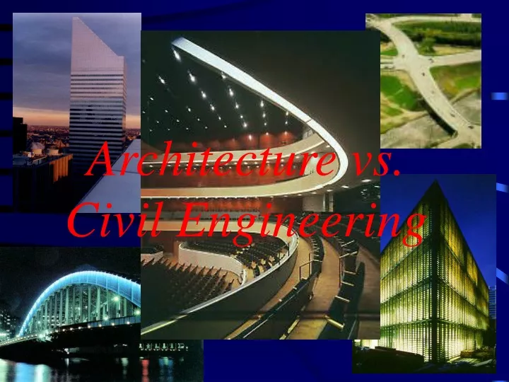 architecture vs civil engineering