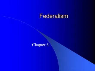 Federalism