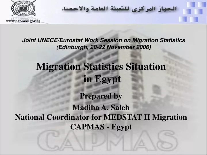 joint unece eurostat work session on migration statistics edinburgh 20 22 november 2006