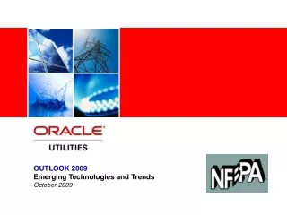 OUTLOOK 2009 Emerging Technologies and Trends  October 2009