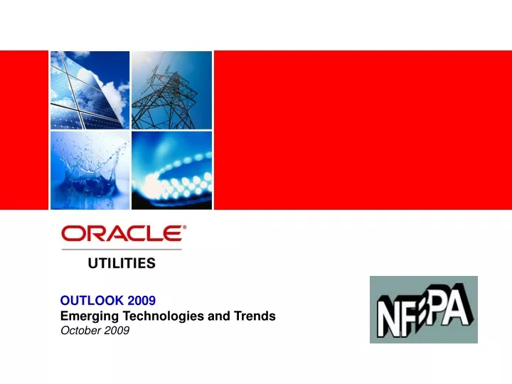 outlook 2009 emerging technologies and trends october 2009