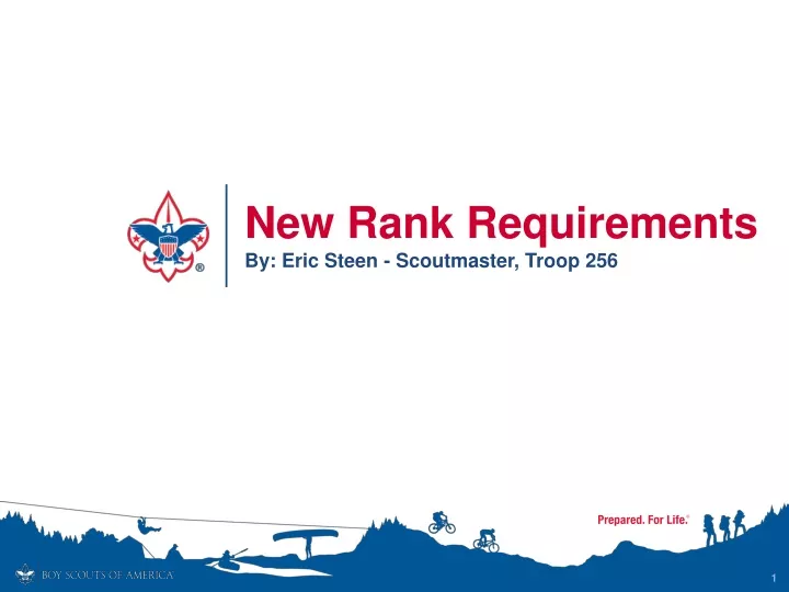 new rank requirements by eric steen scoutmaster troop 256