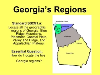 Georgia’s Regions