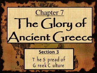 The Glory of Ancient Greece