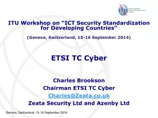 ETSI TC Cyber