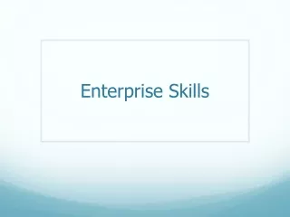 Enterprise Skills