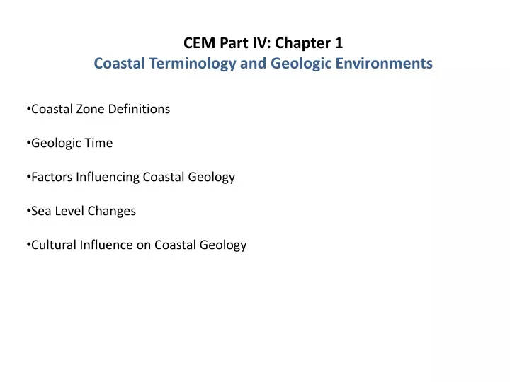 cem part iv chapter 1 coastal terminology