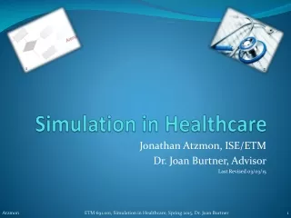 Simulation in Healthcare