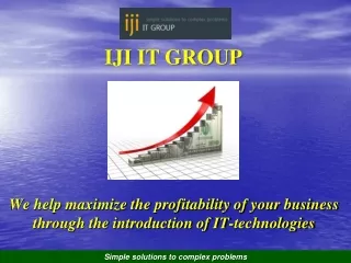 We help maximize the profitability of your business through the introduction of IT-technologies