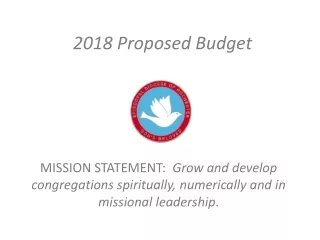 2018 Proposed Budget