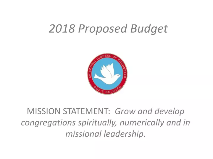 2018 proposed budget