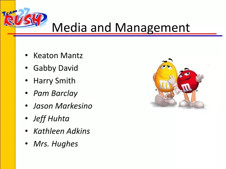 media and management