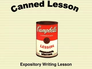 Expository Writing Lesson